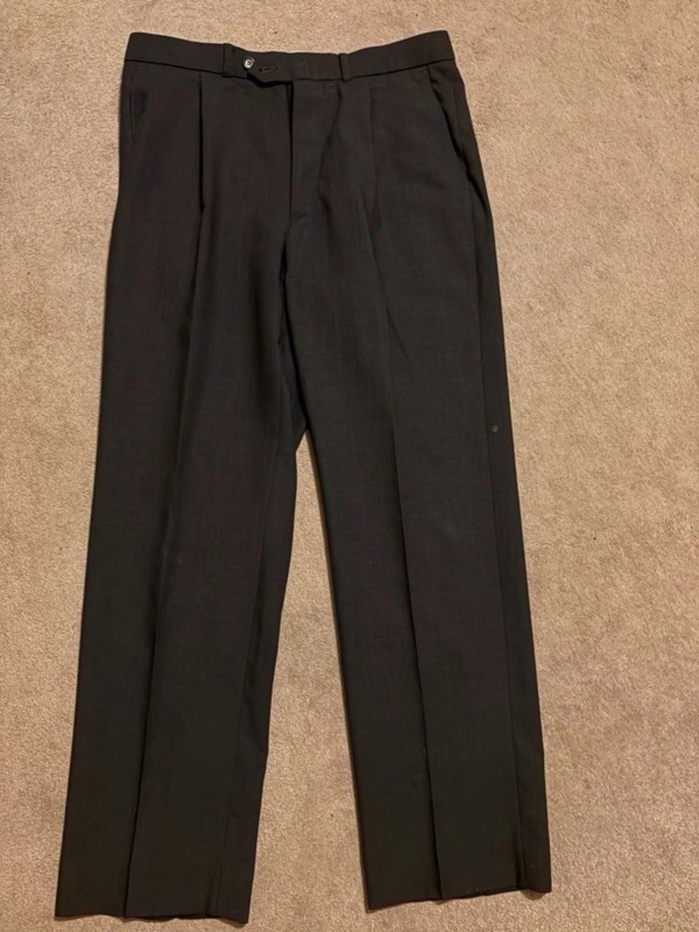 Men's Classic Black Dress Trousers